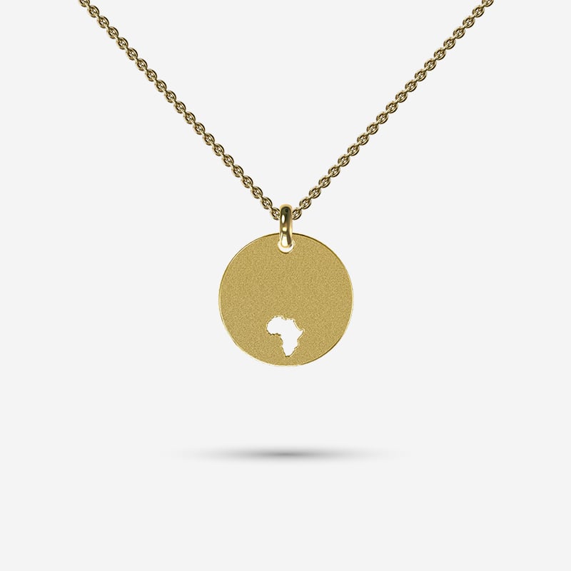 Africa Disk Necklace