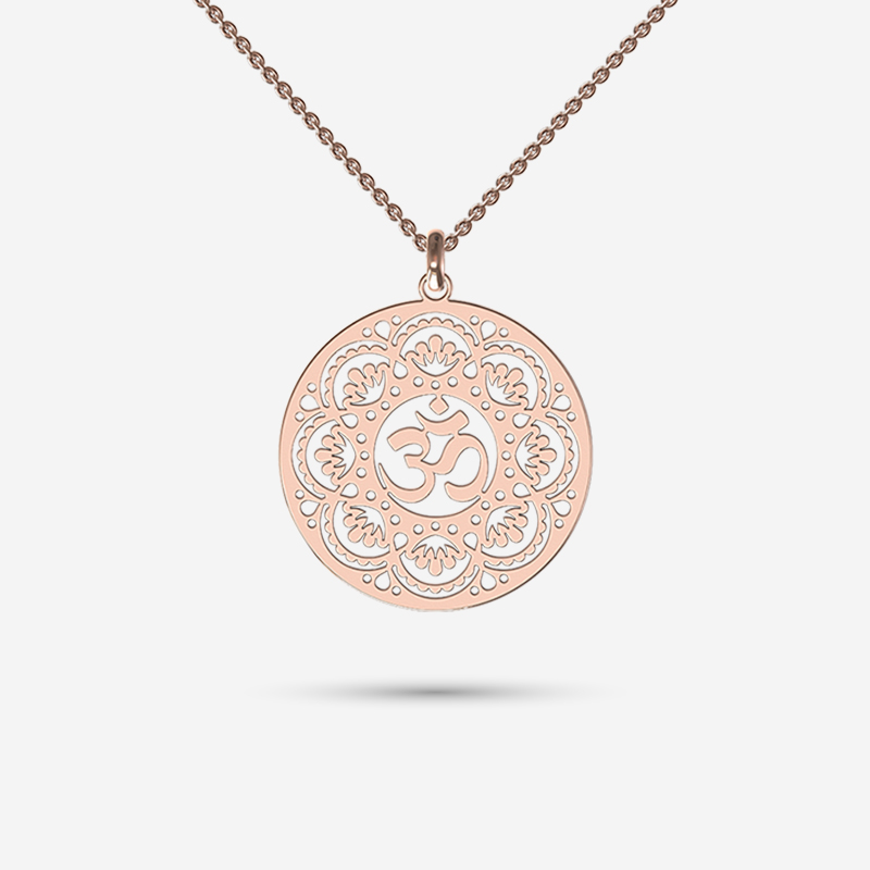 Beautiful Om necklace in Sterling Silver