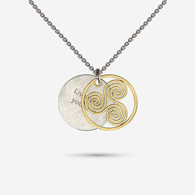 Wheel of life Inside Story Necklace