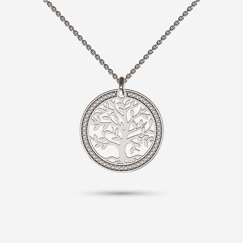 Like a diamond tree of life necklace in sterling silver