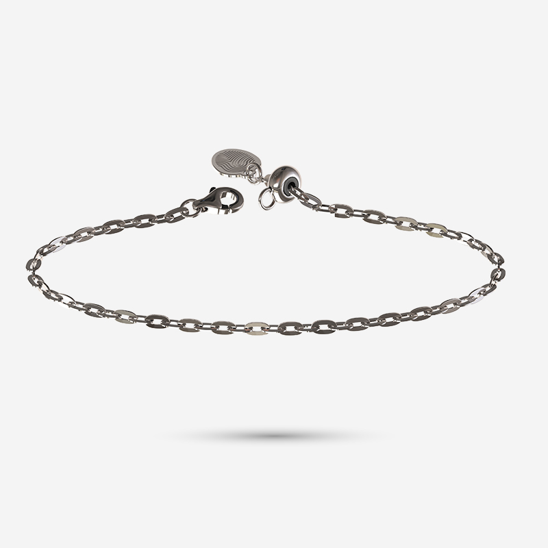 Solid Silver Paperclip Bracelet by Memi Jewellery