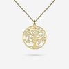 Tree of Life necklace in solid gold