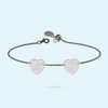 Initial heart bracelet
