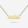 Name chain necklace