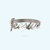Silver Name ring customised with your name by memi jewellery