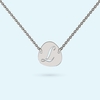 Pebble Initial necklace