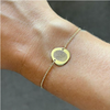 Fingerprint pebble bracelet