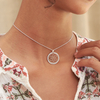 Diamond Seed of Life Necklace by Memi Jewellery
