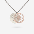 Gold Seed of Life Inside Story Necklace