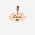 Personalised oval charm