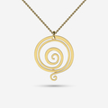 Rose Gold Symbol of Gratitude Necklace by Memi Jewellery
