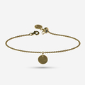 Tiny Dangles Bracelet in Gold by Memi Jewellery