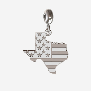silver Texas charm