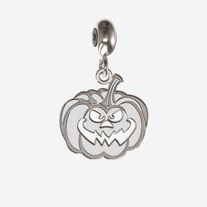 silver pumpkin charm