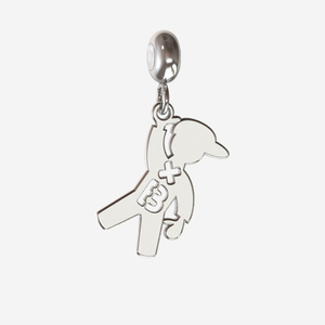 Little boy charm with initial