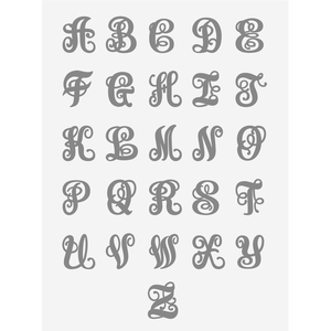 memi monogram font