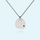 Pebble Initial Pendant Necklace