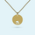 Dolphin Disk Necklace