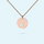 9kt Rose Gold Initial Necklace