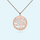 Pink or Rose Gold Tree of life necklace