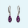 February birthstone earrings
