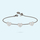 Silver Mini Shape bracelet with three hearts