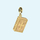 Gold Holy Bible Charm by memi jewellery
