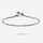 White Gold Solid Paper Clip Chain by Memi Jewellery