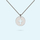 Cross Motif Necklace in White gold
