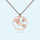 Blue Bells Necklace in Rose Gold by Memi Jewellery
