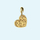 Gold filligree heart charm by memi jewellery