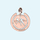 Personalised Tennis Charm in Rose Gold