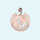 Personalised Hiking Charm in Rose Gold