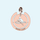 Personalized Rowing Charm in Rose Gold