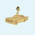 Cadillac Charm in Yellow Gold