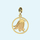 Bluebell Charm in Gold by Memi Jewellery
