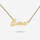 Beautiful Name Necklace made from sterling silver or solid gold